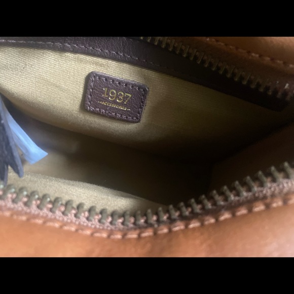 MADEWELL ALL-WEATHER LEATHER PUMPKIN BROWN CAMERA CROSSBODY Bag LMTD RARE LOVELY - Picture 7 of 15